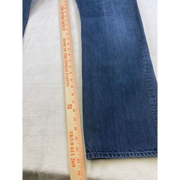 7 For All Mankind Men’s Straight Jeans Size 40/32 Denim 100% Cotton 5 Pocket - Picture 5 of 10